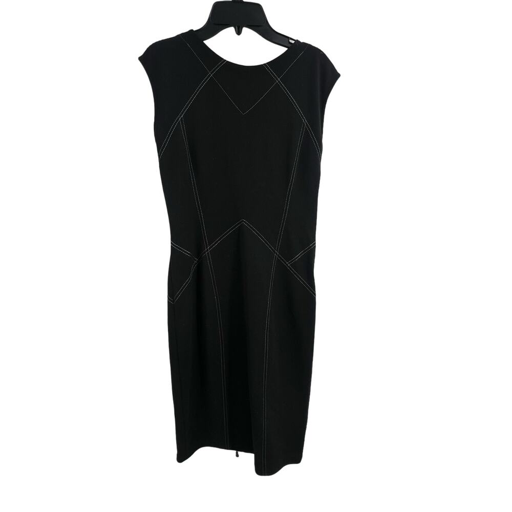 Ted Baker Black Exposed Seam Zipper Detail Dress Size 2-4